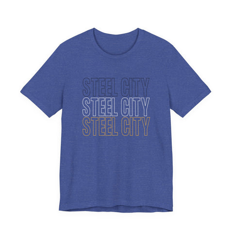 Steel City - Unisex Jersey Short Sleeve Tee T-Shirt - YinzerShop