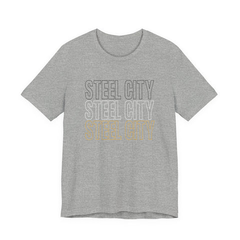 Steel City - Unisex Jersey Short Sleeve Tee T-Shirt - YinzerShop