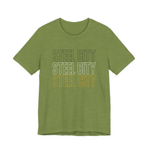 Steel City - Unisex Jersey Short Sleeve Tee T-Shirt - YinzerShop