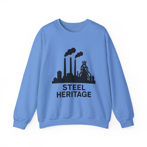 Steel Heritage - Heavy Blend™ Crewneck Sweatshirt Sweatshirt - YinzerShop