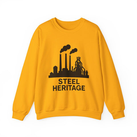 Steel Heritage - Heavy Blend™ Crewneck Sweatshirt Sweatshirt - YinzerShop