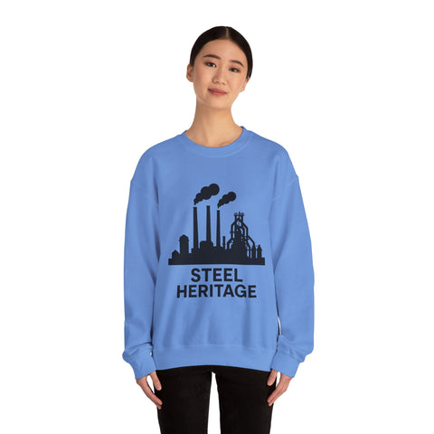 Steel Heritage - Heavy Blend™ Crewneck Sweatshirt Sweatshirt - YinzerShop