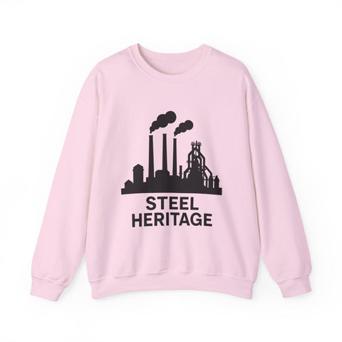 Steel Heritage - Heavy Blend™ Crewneck Sweatshirt Sweatshirt - YinzerShop