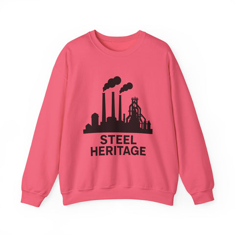 Steel Heritage - Heavy Blend™ Crewneck Sweatshirt Sweatshirt - YinzerShop