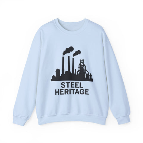 Steel Heritage - Heavy Blend™ Crewneck Sweatshirt Sweatshirt - YinzerShop
