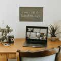 Steel Wall Decor | Unique Steel Artwork - Motivational Wall Plaque for Office & Nursery Rooms Wall Decor - YinzerShop