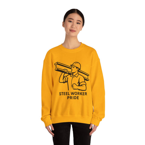 Steel Worker Pride - Heavy Blend™ Crewneck Sweatshirt Sweatshirt - YinzerShop