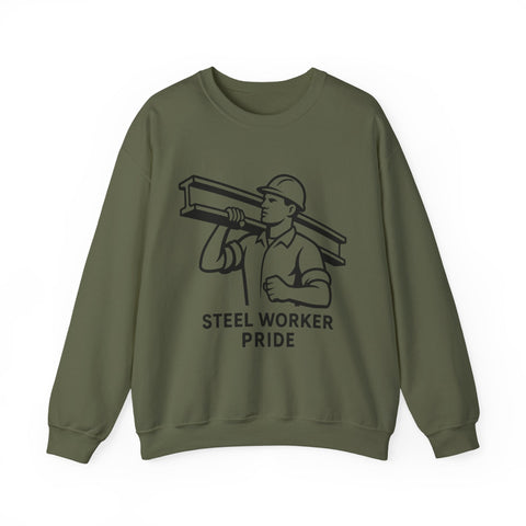 Steel Worker Pride - Heavy Blend™ Crewneck Sweatshirt Sweatshirt - YinzerShop