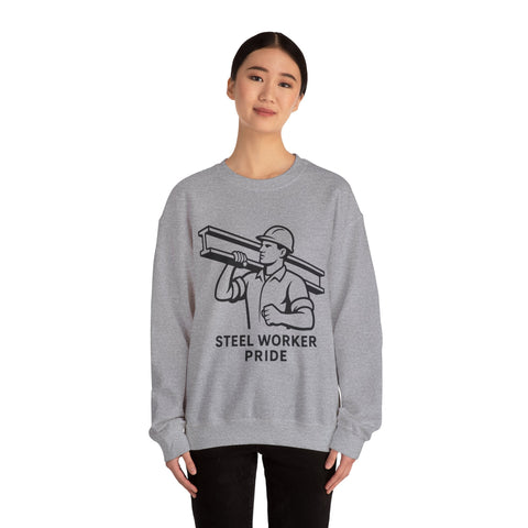 Steel Worker Pride - Heavy Blend™ Crewneck Sweatshirt Sweatshirt - YinzerShop