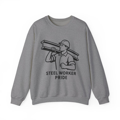 Steel Worker Pride - Heavy Blend™ Crewneck Sweatshirt Sweatshirt - YinzerShop