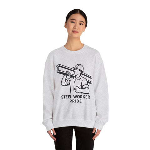 Steel Worker Pride - Heavy Blend™ Crewneck Sweatshirt Sweatshirt - YinzerShop