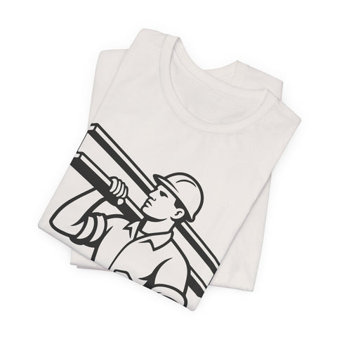 Steel Worker T-Shirt - Unisex Jersey Tee With Soft Breathable Fabric & Comfort Fit T-Shirt - YinzerShop