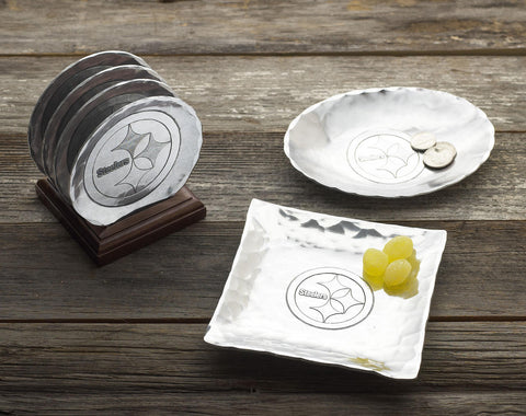 Steelers Canape Tray – Handcrafted Football Snack Tray | Wendell August Forge Tray - YinzerShop