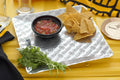 Steelers Chip and Dip - Handcrafted Aluminum Football Snack Tray for Game Day Serveware - YinzerShop