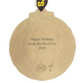 Steelers Christmas Ornament – Pittsburgh Steelers Classic Round Aluminum Football Decor Ornament - YinzerShop