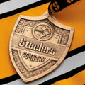 Steelers Country Ornament - Bronze Shield Sports Decor by Wendell August Forge - YinzerShop