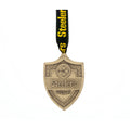 Steelers Country Ornament - Bronze Shield Sports Decor by Wendell August Forge - YinzerShop