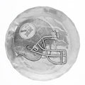 Steelers Helmet Coaster - Aluminum Sports Coaster by Wendell August Forge | NFL Team Coasters Coaster - YinzerShop