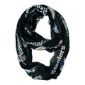Steelers Infinity Scarf - Lightweight Sheer Fan Scarf With Team Logo Scarf - YinzerShop