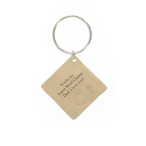 Steelers Key Chain - Handcrafted Bronze Football Fan Gift by Wendell August Forge Key Chain - YinzerShop