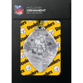 Steelers Snowman Ornament – Handcrafted Pittsburgh Steelers Fan Holiday Decor Hat - YinzerShop