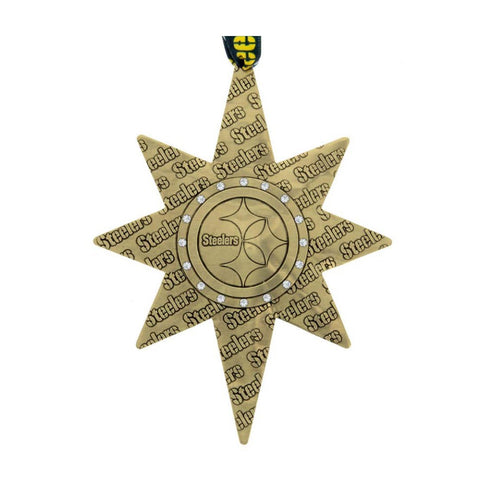 Steelers Star Ornament – Unique Hand-Forged Bronze Pittsburgh Ornament for Year-Round Display - YinzerShop