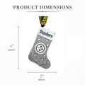 Steelers Stocking Ornament – Handcrafted Football Playbook Design Holiday Decor - YinzerShop