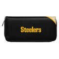 Steelers Zip Organizer | Pittsburgh Steelers Wallet With Card Slots & Dual Compartments Wristlet - YinzerShop