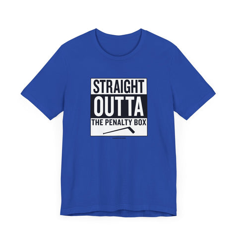 Straight Outta the Penalty Box - Short Sleeve Tee T-Shirt - YinzerShop
