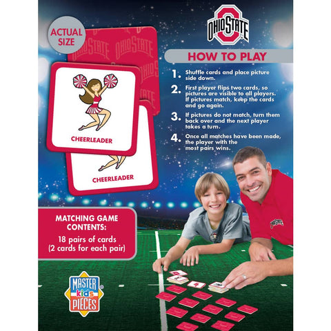 Ohio State Buckeyes Game – Official NCAA Matching Card Game for Family Fun