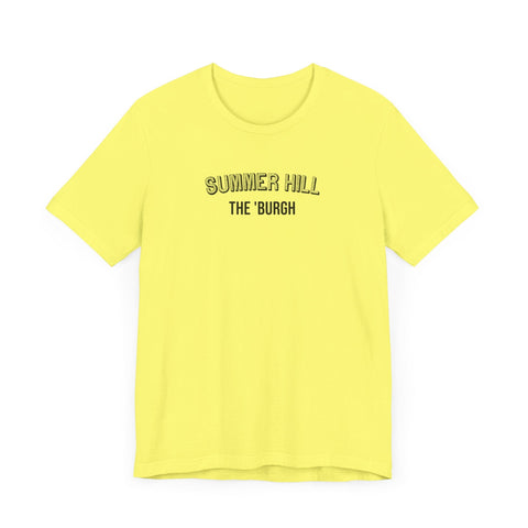 Summer Hill - The Burgh Neighborhood Series - Unisex Jersey Short Sleeve Tee T-Shirt - YinzerShop