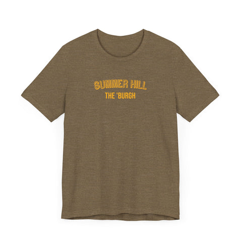 Summer Hill - The Burgh Neighborhood Series - Unisex Jersey Short Sleeve Tee T-Shirt - YinzerShop