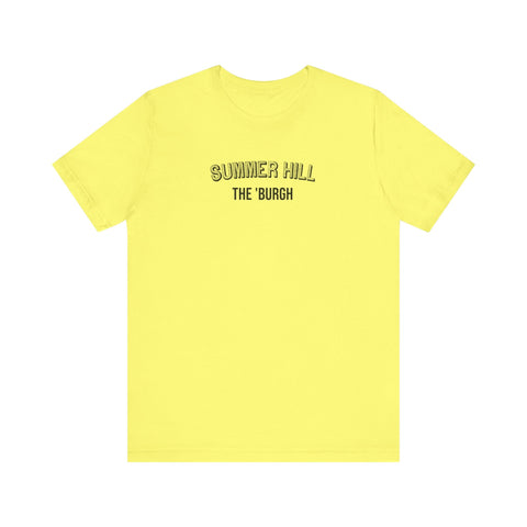 Summer Hill - The Burgh Neighborhood Series - Unisex Jersey Short Sleeve Tee T-Shirt - YinzerShop