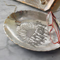 Sunflower Oval Bowl Medium – Handcrafted Decorative Centerpiece by Wendell August Forge Decorative Serving Dish - YinzerShop