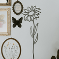 Sunflower Wall Decor - Bright Floral Wall Art | Metal Flower Decor Panel Wall Decor - YinzerShop