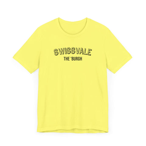 Swissvale - The Burgh Neighborhood Series - Unisex Jersey Short Sleeve Tee T-Shirt - YinzerShop
