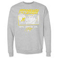 Syl Apps Jr. Crewneck Sweatshirt - Pittsburgh Tones Digitally Printed, Comfortable Casual Wear Men's Crewneck Sweatshirt - YinzerShop
