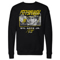 Syl Apps Jr. Crewneck Sweatshirt - Pittsburgh Tones Digitally Printed, Comfortable Casual Wear Men's Crewneck Sweatshirt - YinzerShop