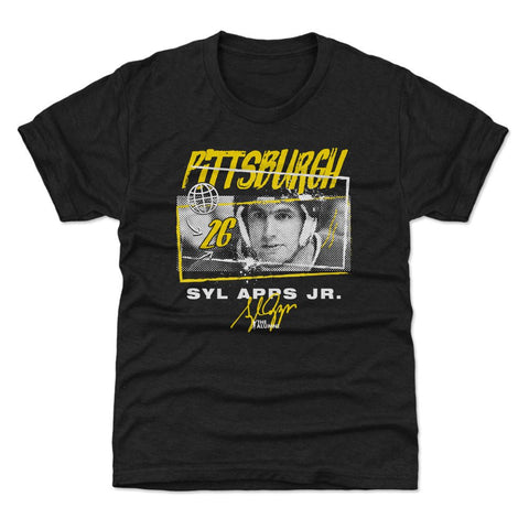 Syl Apps Jr. Pittsburgh Tones T-Shirt – Kids Crewneck Short Sleeve Tee Kids T-Shirt - YinzerShop