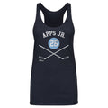 Syl Apps Jr. Slim Fit Tank Top - Pittsburgh Tri Color Digital Print Casual Wear Women's Tank Top - YinzerShop