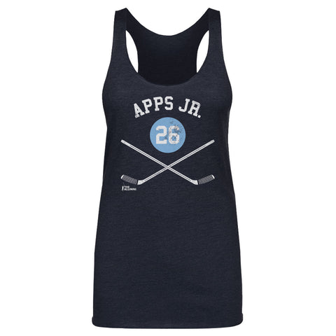 Syl Apps Jr. Slim Fit Tank Top - Pittsburgh Tri Color Digital Print Casual Wear Women's Tank Top - YinzerShop