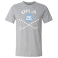 Syl Apps Jr T-Shirt - Pittsburgh Cotton Crewneck Tee | Digitally Printed Sports Shirt Men's Cotton T-Shirt - YinzerShop