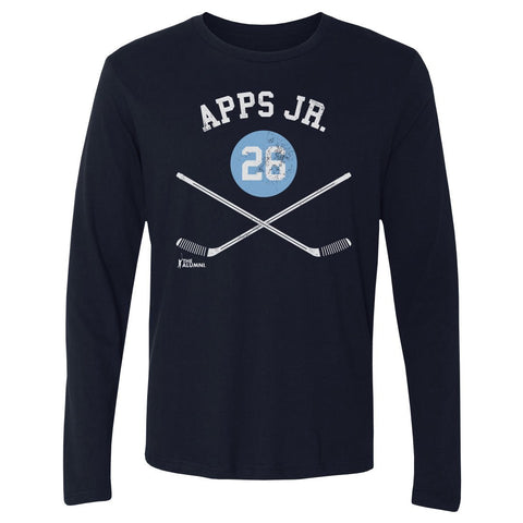 Syl Apps Jr T-shirt – Pittsburgh Sports Tee | Long Sleeve Cotton Shirt, Digital Print Men's Long Sleeve T-Shirt - YinzerShop