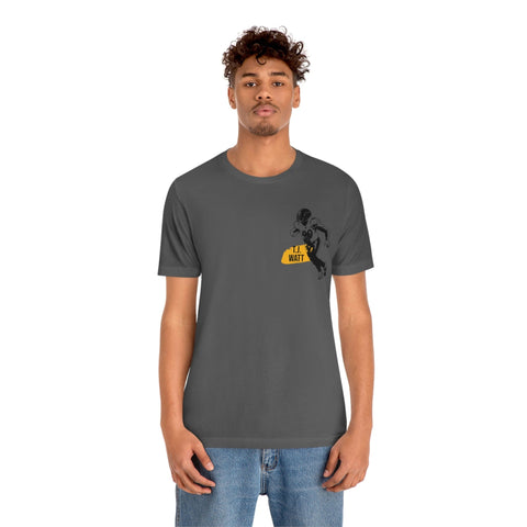 T.J. Watt Pittsburgh Headliner Series T-Shirt - Back-Printed Graphic Tee T-Shirt Printify   