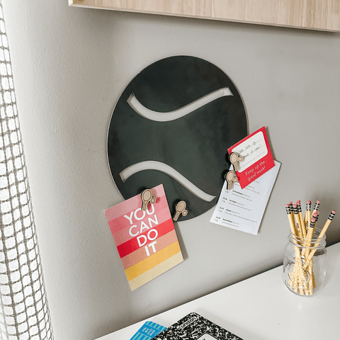 Tennis Wall Decor | Magnetic Display Board & Sports Wall Decoration Steel Wall Decor - YinzerShop
