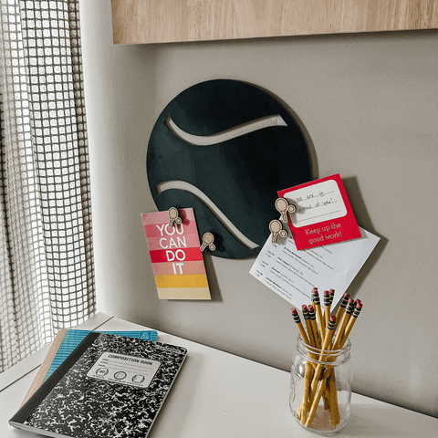 Tennis Wall Decor | Magnetic Display Board & Sports Wall Decoration Steel Wall Decor - YinzerShop