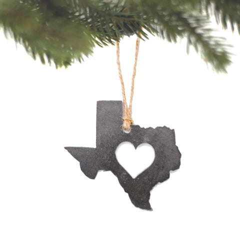Texas Heart Ornament