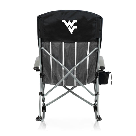 West Virginia Mountaineers - Outdoor Rocking Camp Chair  Picnic Time Family of Brands   