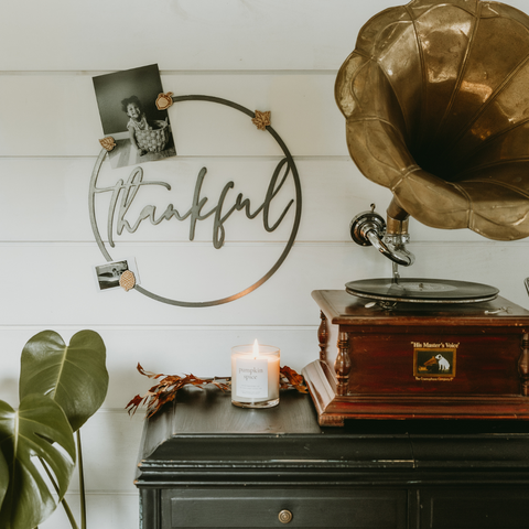 Thankful Circle Wall Decor
