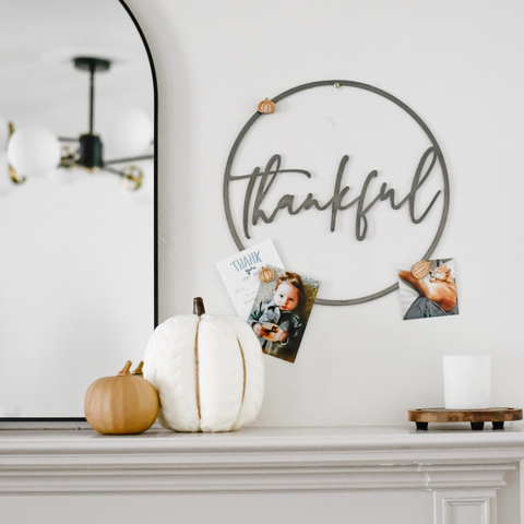 Thankful Circle Wall Decor